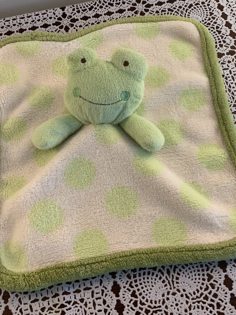 Koala Baby Toys R Us Frog Lovey Security Blanket Baby Blankie Soothing 12 Inch